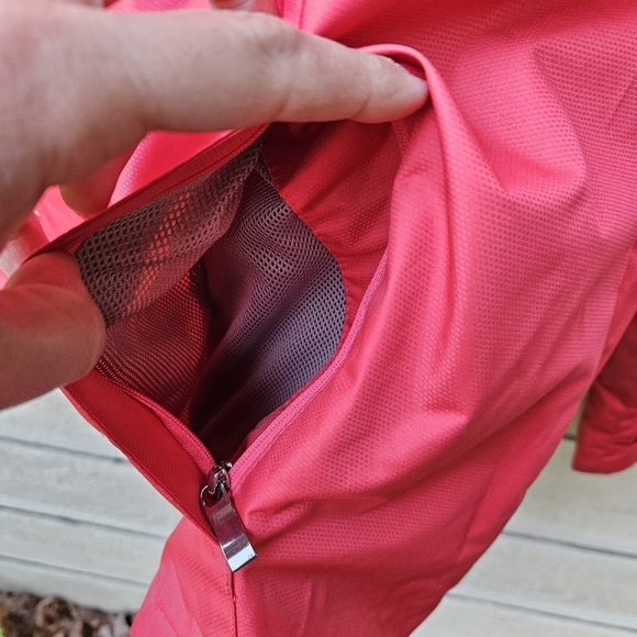 Zeroxposur fleece-lined water resistant jacket in Coral Spark large FLAWED - Picture 6 of 15